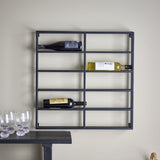 Magne Iron Wine Rack - Black