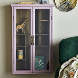 Hazem Wooden Cabinet - Pink