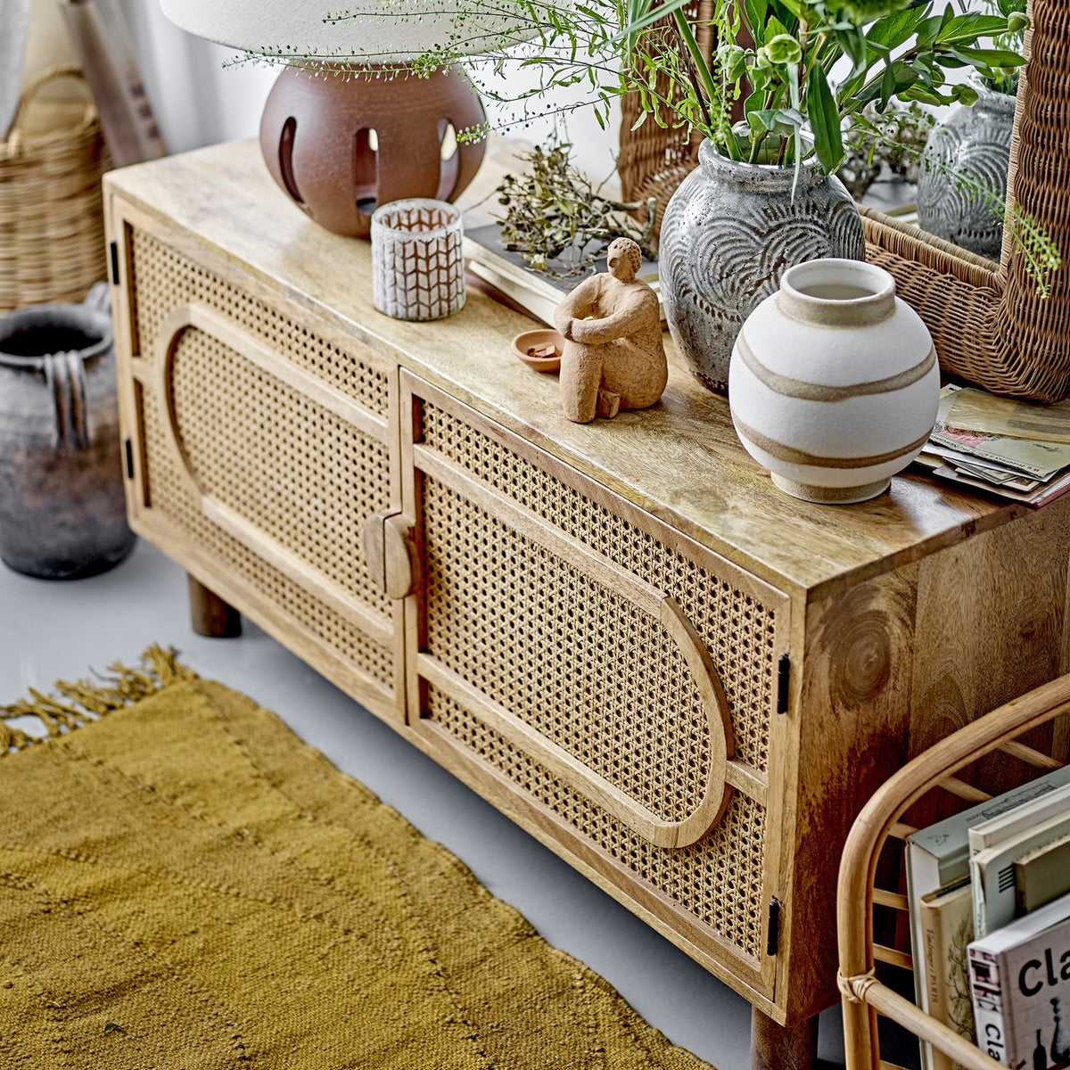 Pablo Wooden Cabinet - Beige