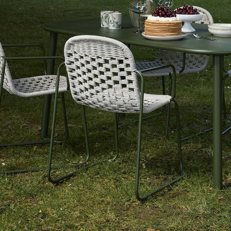 Calana Iron Garden Chair - Grey