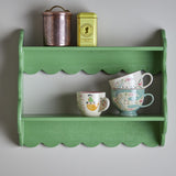 Salla Wooden Wall Shelf - Green