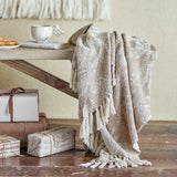 Gabriela Cotton Christmas Throw - Beige