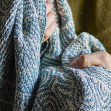 Bresso Cotton Throw - Blue