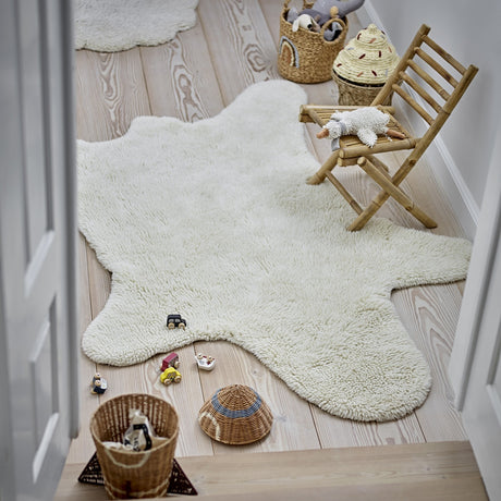 Bear Wool Rug 200x140cm - Cream