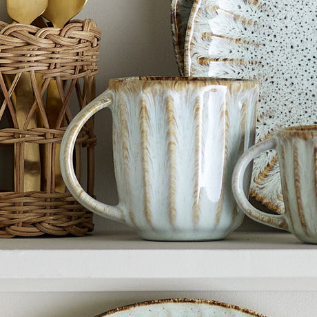 Fleur Stoneware Mug 350ml - Beige