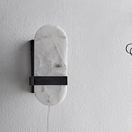 Taco Alabaster Wall Light - White