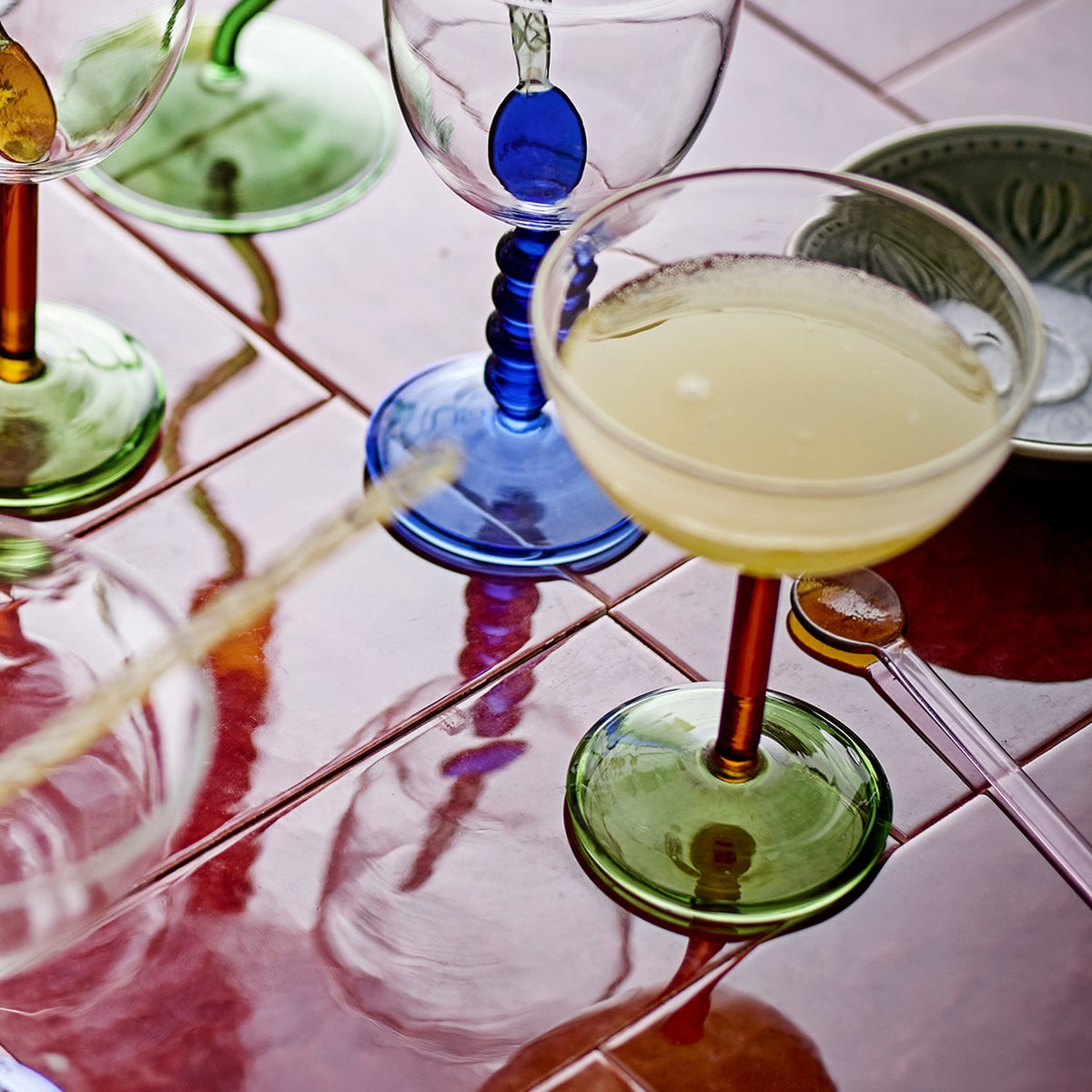 Martine Cocktail Glass - Multi