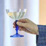 Noemi Cocktail Glass - Blue
