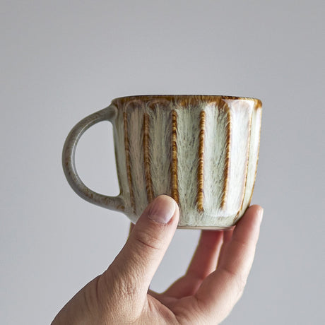 Fleur Stoneware Cup 200ml - Cream