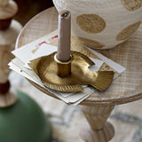 Fabius Fish Iron Candle Holder - Brass