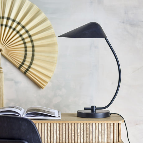 Nisella Iron Table Lamp - Black