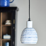 Elga Stoneware Pendant Light - White