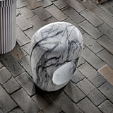 Bard Stoneware Side Table - White