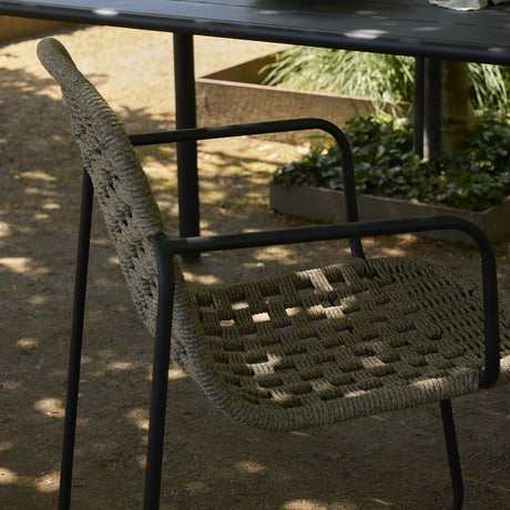 Calana Iron Garden Chair - Brown