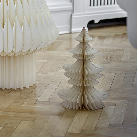 Milan Paper Christmas Decoration - Cream