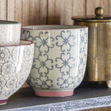 Cécile Stoneware Cups 150ml Set of 3 - Multi