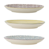 Patrizia Stoneware Plates Set of 3 - Multi