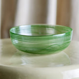 Amelie Glass Bowl 27cm - Green