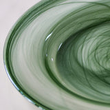 Amelie Glass Dinner Plates Set of 4 - Green
