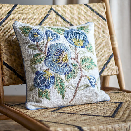 Hanna Floral Cotton Cushion - Multi