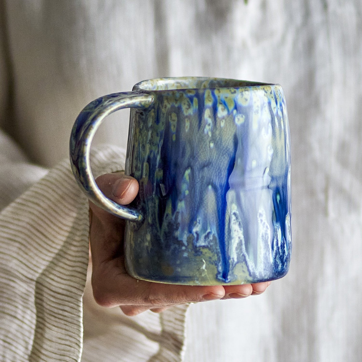 Yori Stoneware Mug 450ml - Blue