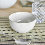 Addison Speckled Stoneware Bowl 13cm - White