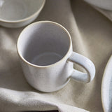 Addison Speckled Stoneware Cup 250ml - White
