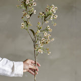 Waxflower Artificial Stem - White