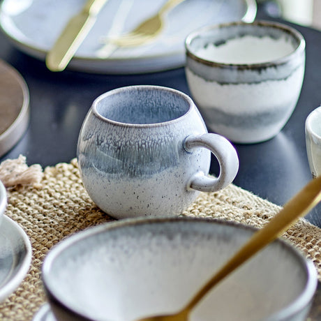 Paula Stoneware Cup 275ml - Light Blue