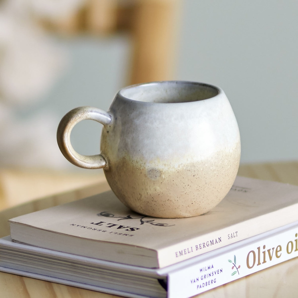 Paula Stoneware Cup 275ml - Beige