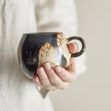 Paula Stoneware Cup 275ml - Black