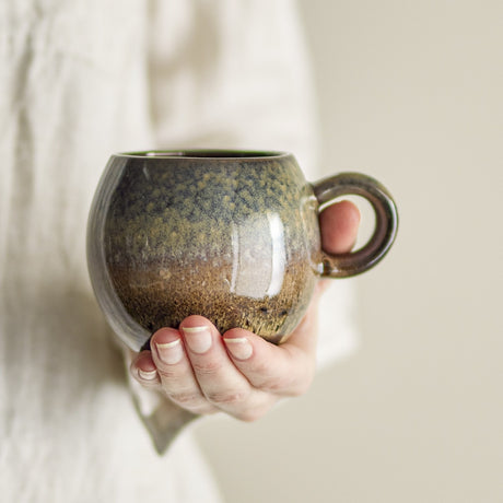 Paula Speckled Stoneware Cup 275ml - Brown