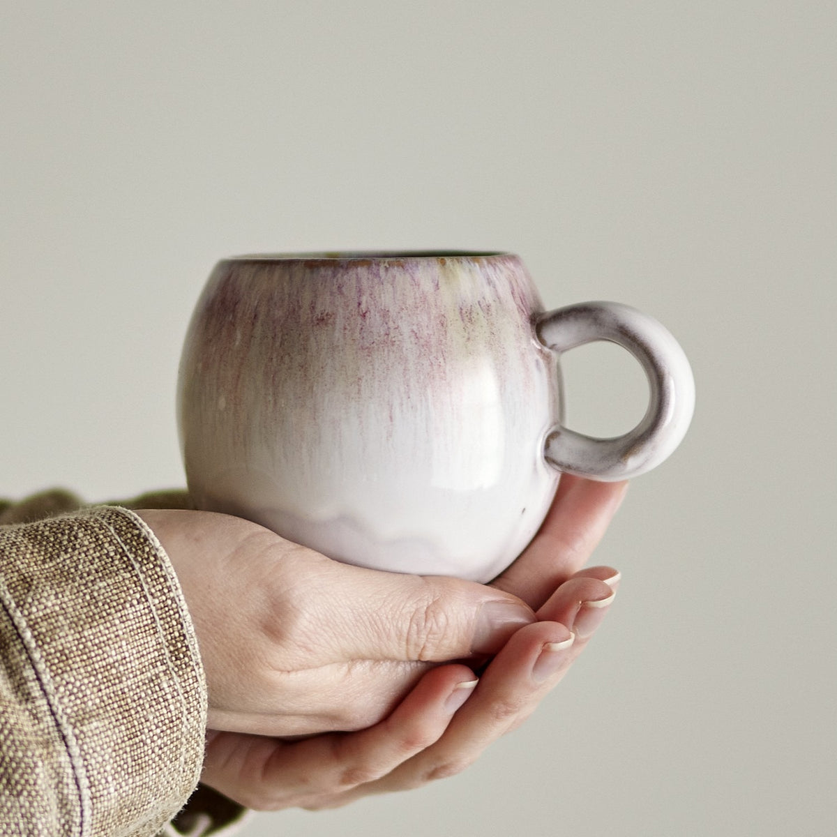 Paula Stoneware Cup 275ml - Pink