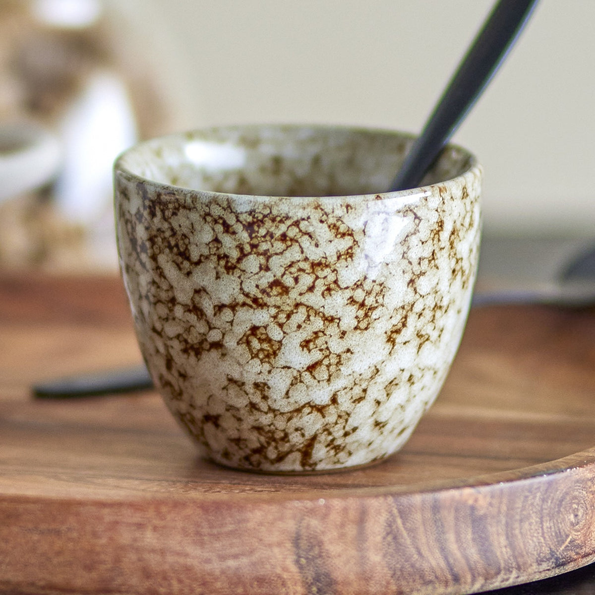 Paula Stoneware Cup 195ml - Brown