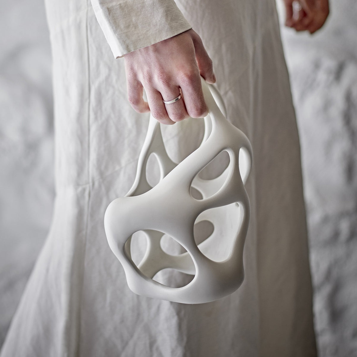 Chanet Resin Ornament - White