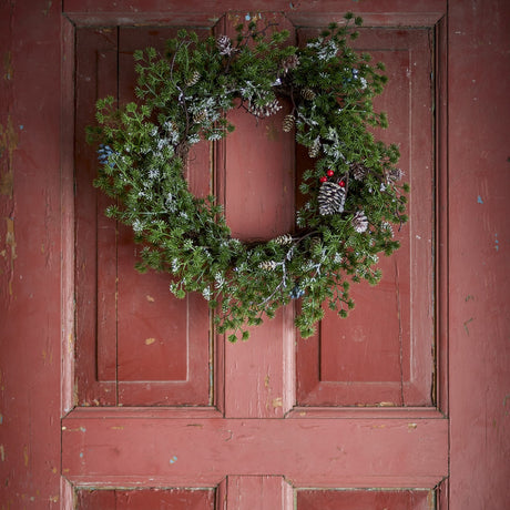 Cedar Artificial Christmas Wreath 50x11cm - Green