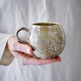 Paula Lustre Stoneware Cup 275ml - Green