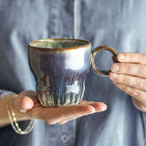 Nigel Stoneware Mugs 300ml Set of 4 - Blue