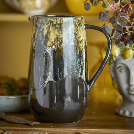 Wyatt Stoneware Vase 22.5cm - Black