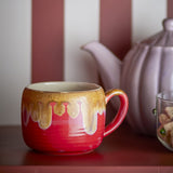 Sheen Stoneware Cups 400ml Set of 4 - Red