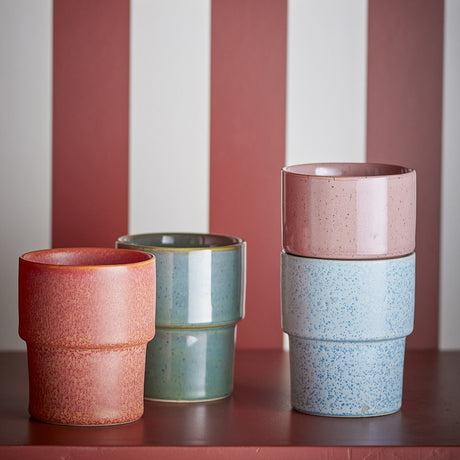 Ewan Speckled Stoneware Cups 150ml Set of 4 - Multi