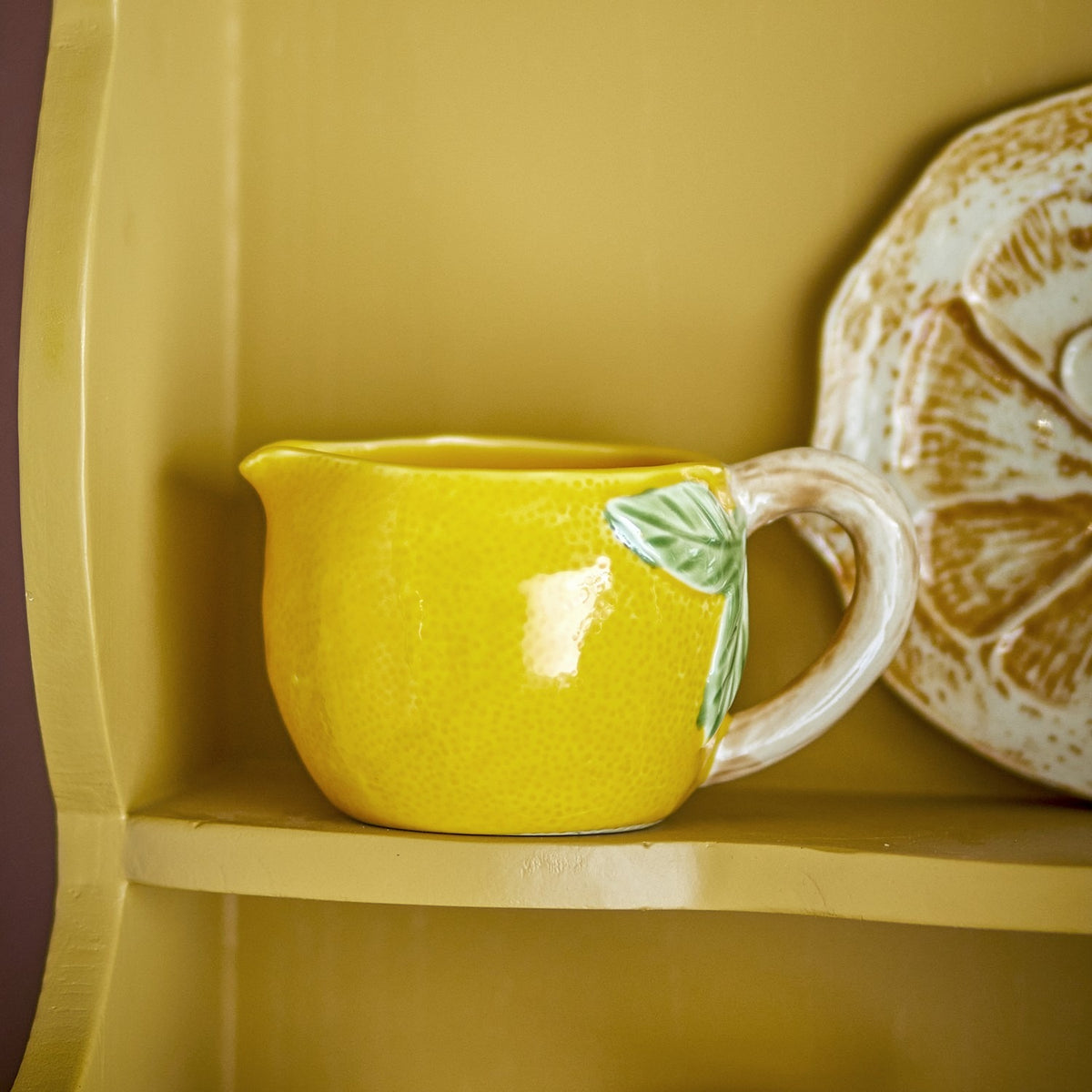 Limone Lemon Stoneware Milk Jug 330ml - Yellow