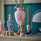 Frills Glass Vase 34cm - Pink