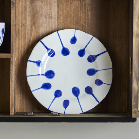 Linora Stoneware Side Plates Set of 3 - White