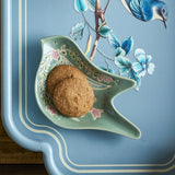 Rosalynde Bird Stoneware Platter - Green