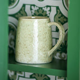 Winnie Speckled Stoneware Mugs 370ml Set of 4 - Green