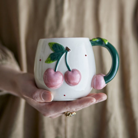 Berrie Stoneware Mug 420ml - Cream