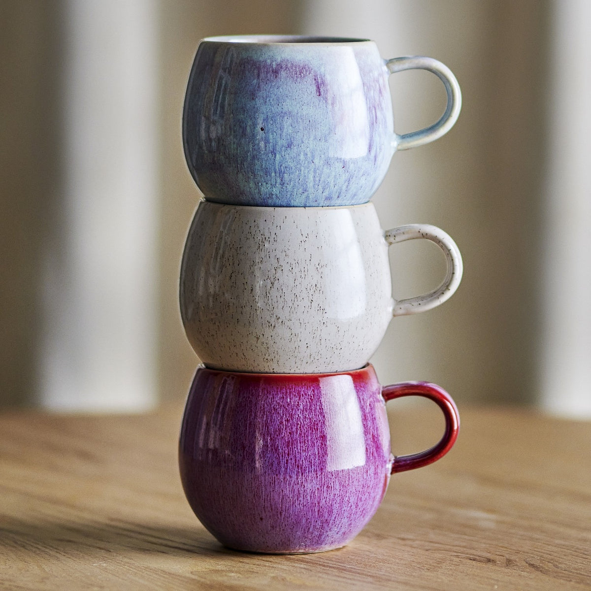 Addison Speckled Stoneware Mugs 500ml Set of 3 - Multi