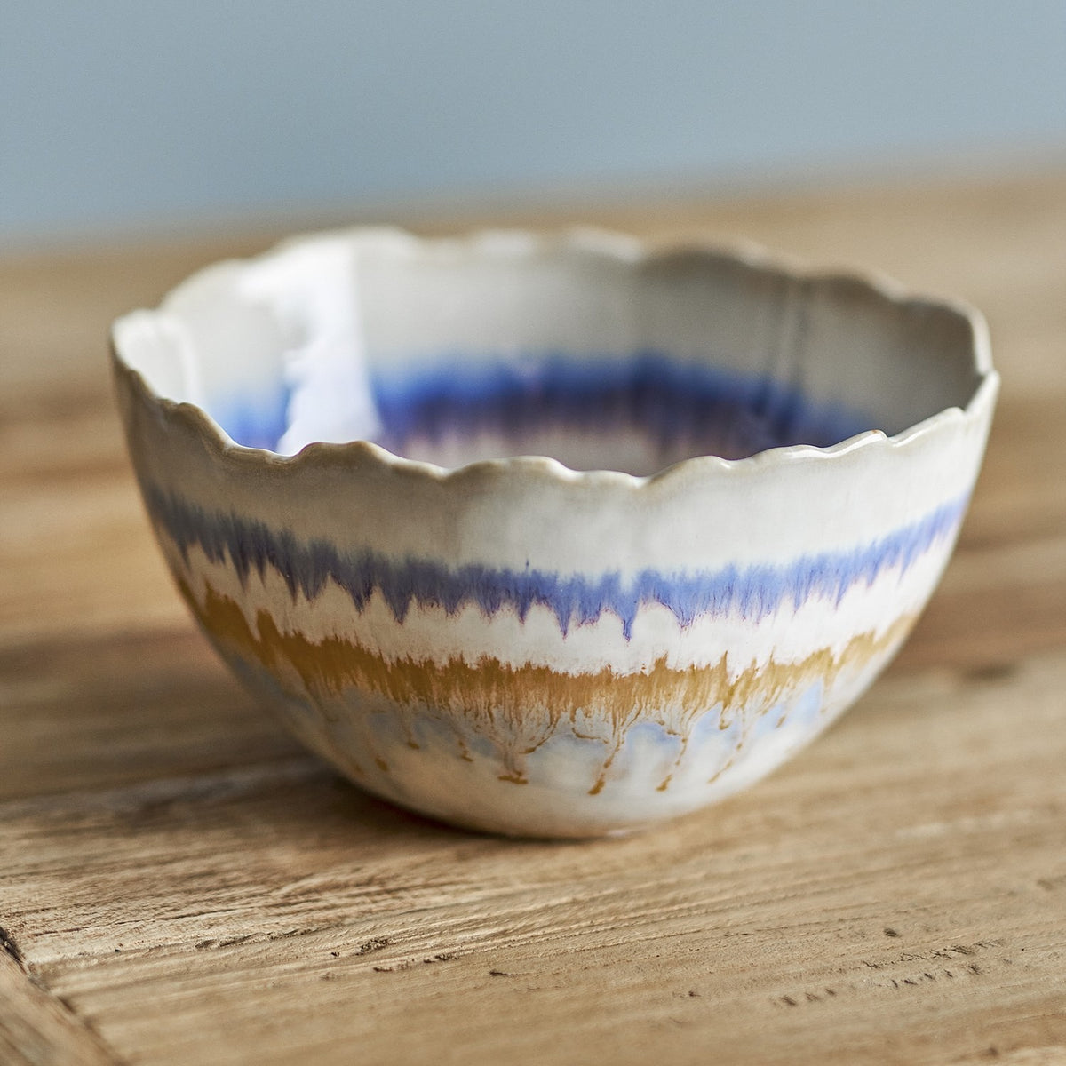 Zeno Stoneware Bowl 14.5cm - Multi