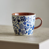 Figuria Floral Stoneware Mugs 300ml Set of 4 - Multi